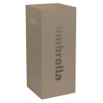 Ομπρελοθήκη Τετράγωνη – Μπεζ Ματ, Pam & Co, (W)220 x (D)220 x (H)500mm, 24-103