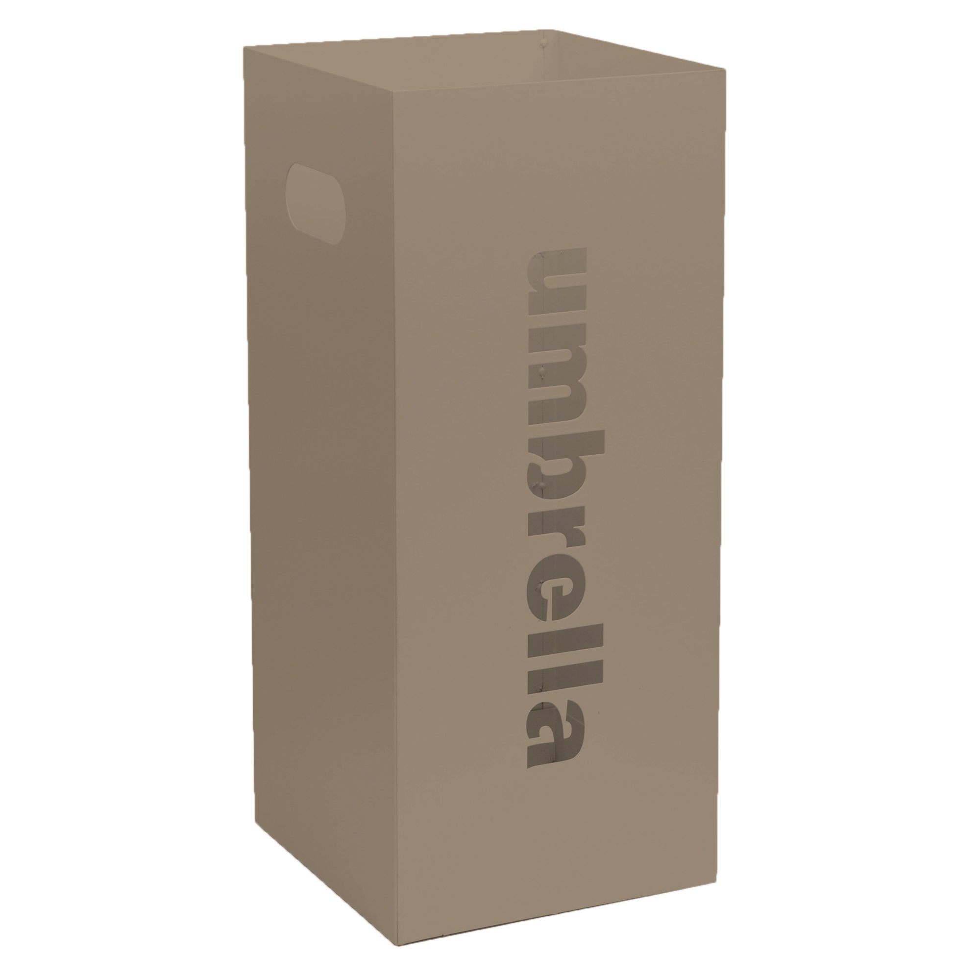 24-103 Ομπρελοθήκη Τετράγωνη – Μπεζ Ματ, Pam & Co, (W)220 x (D)220 x (H)500mm, 24-103 - Image 1