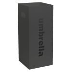 Ομπρελοθήκη Τετράγωνη – Ανθρακί Ματ, Pam & Co, (W)220 x (D)220 x (H)500mm, 24-113