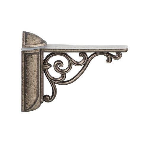 24920OS7 Roline 249 Βάση Κρυστάλλων από Ζάμακ Old Silver 120x95mm - Image 1