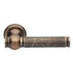 Πόμολα Πόρτας Με Ροζέτα Νίκελ Αντικέ Ζωγομετάλ 2501 - Image 2