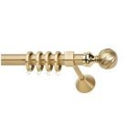 Κουρτινόξυλο Φ25 Χρυσό Ματ 25303