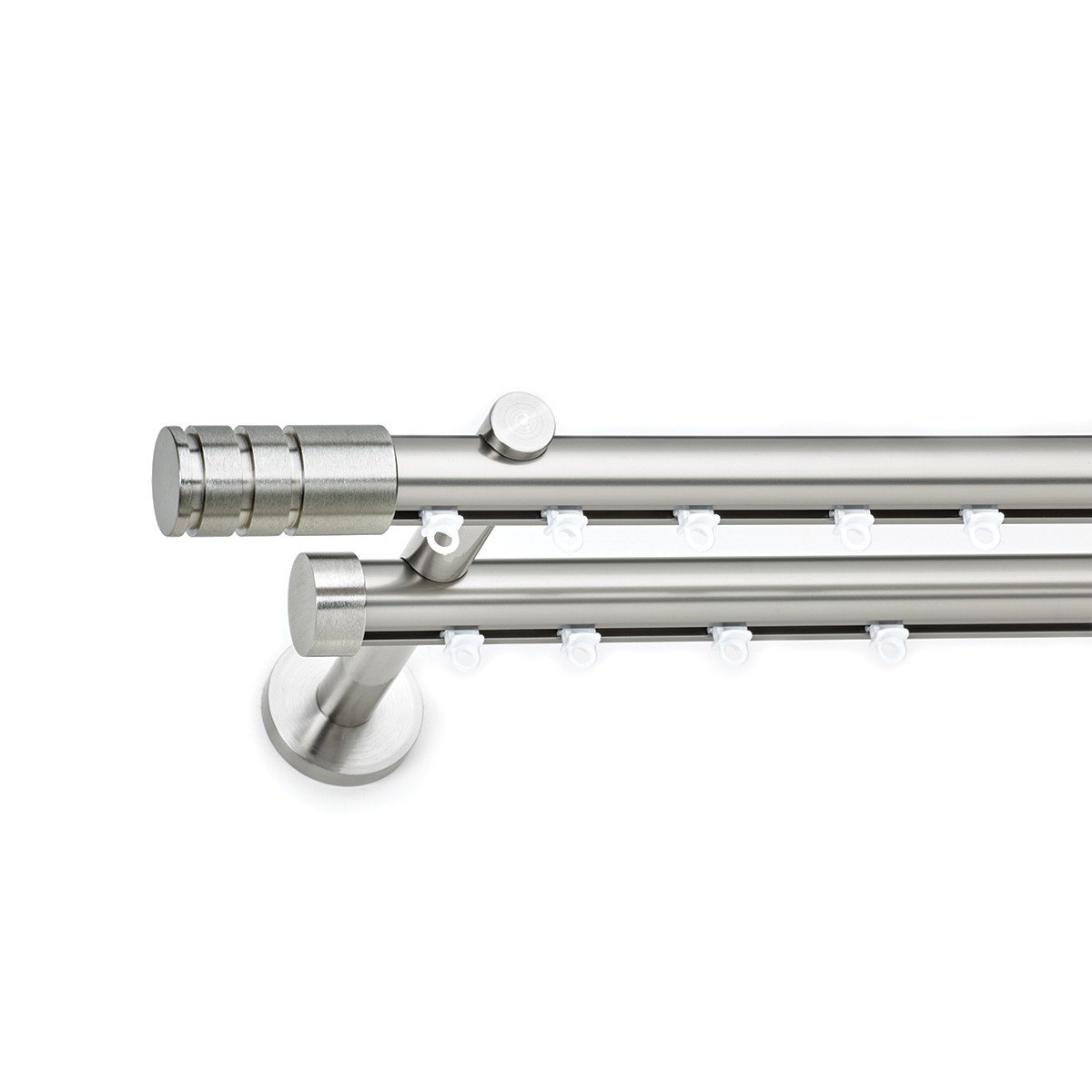 25417 Σιδηρόδρομος Διπλός Χωρίς Κρίκους S17 Φ25 Inox Γυαλιστερό ILIOS by Anartisi - Image 1