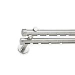 Σιδηρόδρομος Διπλός Χωρίς Κρίκους Φ25 Inox Γυαλιστερό ILIOS TAPO by Anartisi