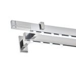 Σιδηρόδρομος Διπλός Χωρίς Κρίκους Inox Γυαλιστερό CHICAGO by Anartisi