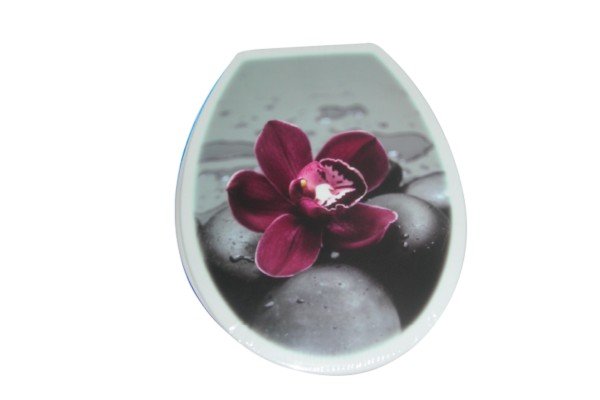 255-pp Κάλυμμα λεκάνης PP ορχιδέα 36×43 cm - Image 1