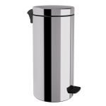 Χαρτοδοχείο 25Lit, Soft Close, No Inner Bucket – Inox, Pam & Co, Ø25 x H55 (cm), 2553-001