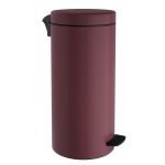 Χαρτοδοχείο 25Lit, Soft Close, No Inner Bucket – Matt Bordeaux, Pam & Co, Ø25 x H55 (cm), 2553-153