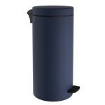 Χαρτοδοχείο 25Lit, Soft Close, No Inner Bucket – Matt Navy Blue, Pam & Co, Ø25 x H55 (cm), 2553-203
