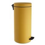 Χαρτοδοχείο 25Lit, Soft Close, No Inner Bucket – Matt Yellow, Pam & Co, Ø25 x H55 (cm), 2553-603