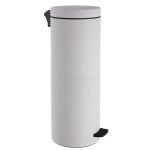 Χαρτοδοχείο 30Lit Soft Close – Matt White, Pam & Co, Ø25 x H65 (cm), 2565-033