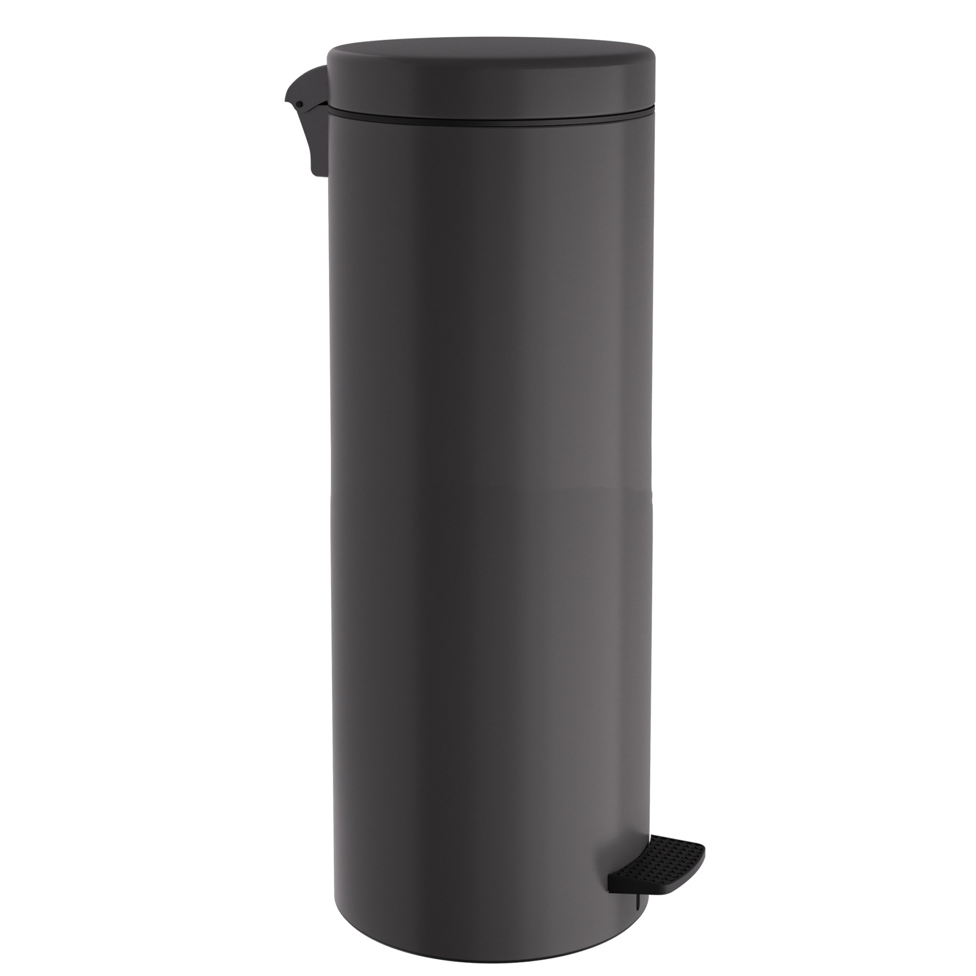 2565-113-1 Χαρτοδοχείο 30Lit Soft Close – Matt Anthracite, Pam & Co, Ø25 x H65 (cm), 2565-113 - Image 1