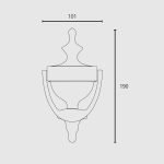 Ρόπτρο εξώπορτας Νίκελ Ματ/Χρώμιο Ζωγομετάλ 257 - Image 2