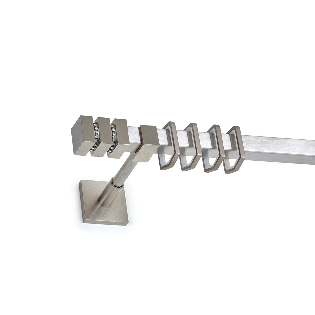 26007 Κουρτινόξυλα Τετράγωνα T20 – Ανοξείδωτα - Image 1