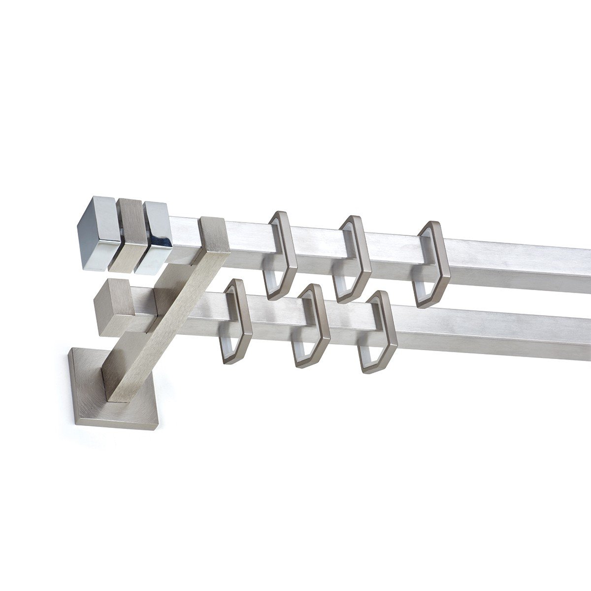 26019 Κουρτινόξυλα Τετράγωνα T20 – Ανοξείδωτα - Image 1