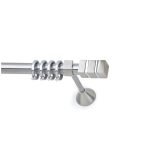 Μεταλλικό Κουρτινόξυλο Νίκελ Ματ Φ25