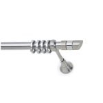 Μεταλλικό Κουρτινόξυλο Νίκελ Ματ Φ25