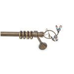 Κουρτινόξυλο Φ25 Μπρονζε