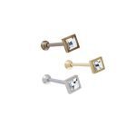 Αμπράζ Τετράγωνο με Κρύσταλλο τύπου Svarovski