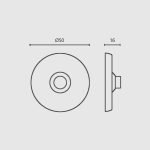 Κουδούνι Ζωγομετάλ Νίκελ Ματ/Χρώμιο 285 - Image 2