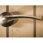 Πόμολα Πόρτας Με Ροζέτα Ορο Ματ Ζωγομετάλ 291