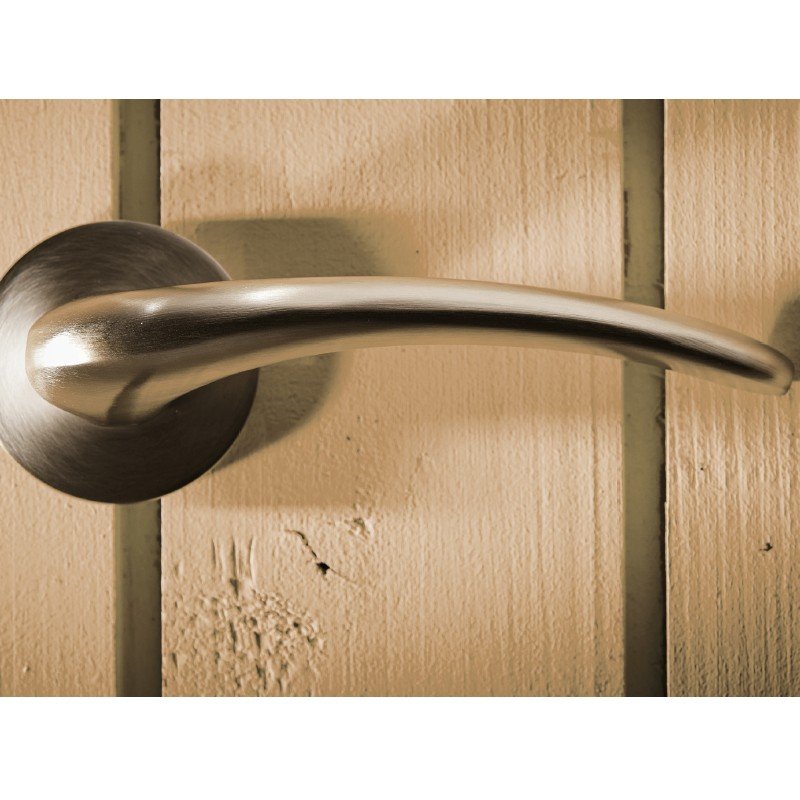 291 Πόμολα Πόρτας Με Ροζέτα Ορο Ματ Ζωγομετάλ 291 - Image 1