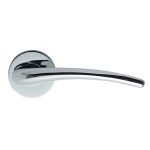 Πόμολα Πόρτας Με Ροζέτα Χρώμιο Ζωγομετάλ 291