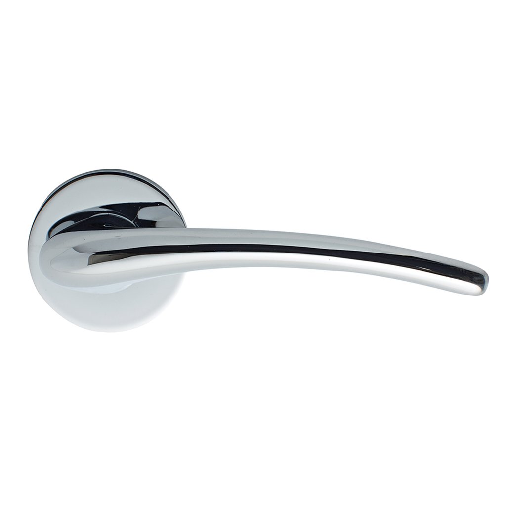 291ch Πόμολα Πόρτας Με Ροζέτα Χρώμιο Ζωγομετάλ 291 - Image 1