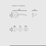 Πόμολα Πόρτας Με Ροζέτα Χρώμιο Ζωγομετάλ 291 - Image 3