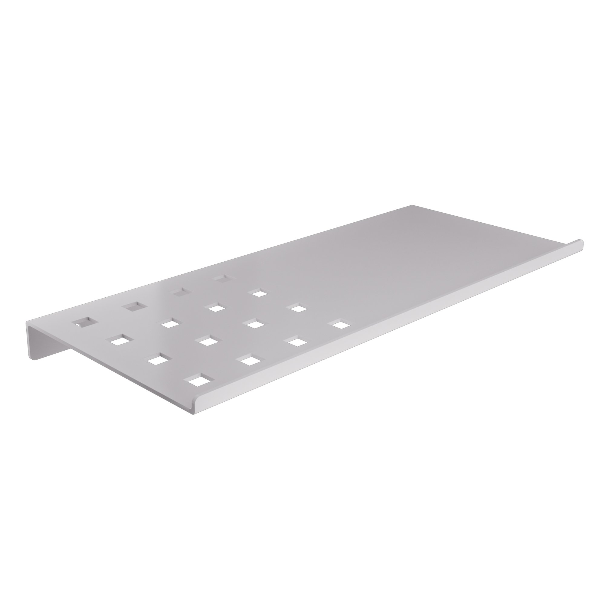 3015-033 Ράφι Μπάνιου – Λευκό Ματ, Pam & Co, (W)28cm x (D)15cm x (H)1cm, 3015-033 - Image 1