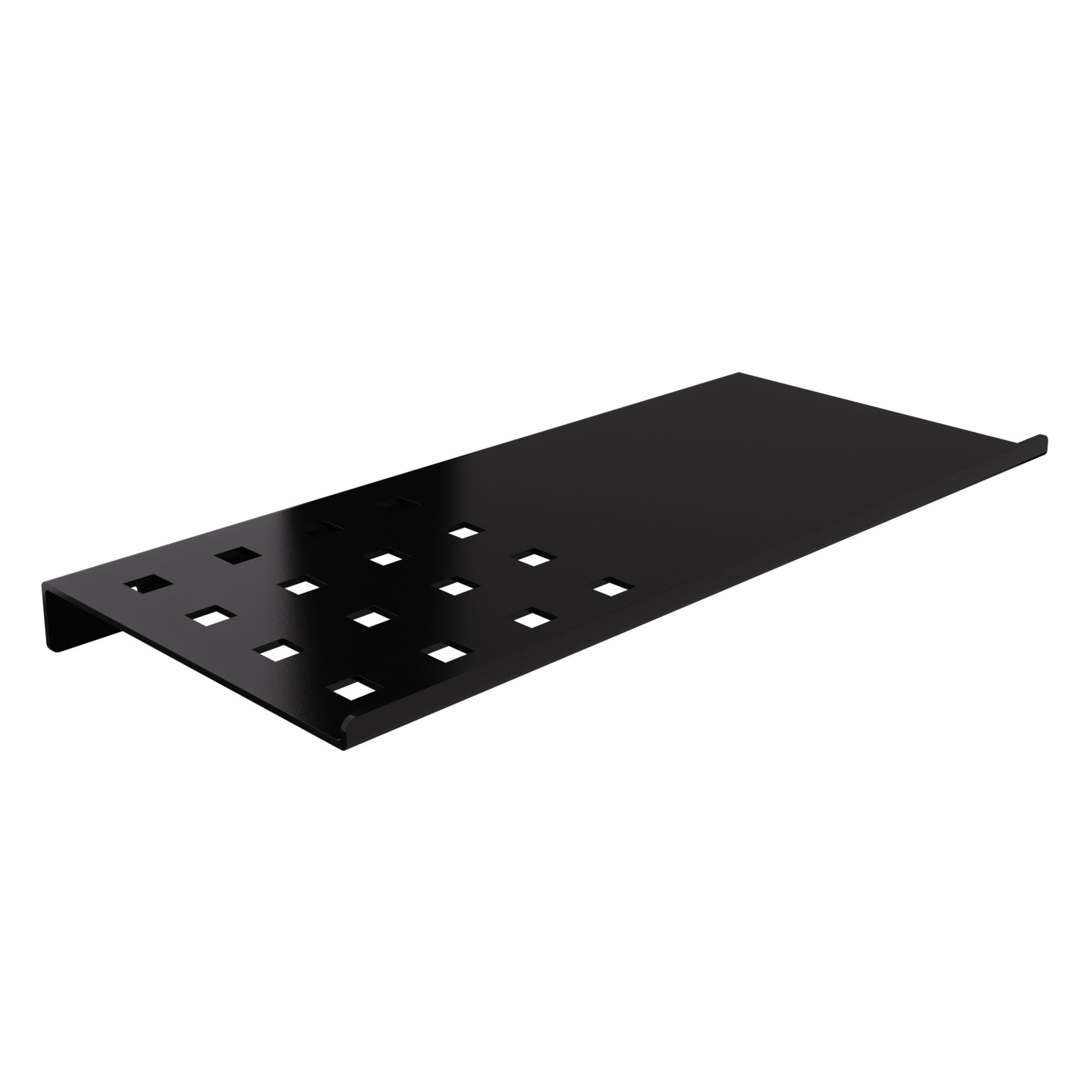 3015-403 Ράφι Μπάνιου – Μαύρο Ματ, Pam & Co, W28 x D15 x H1 (cm), 3015-403 - Image 1