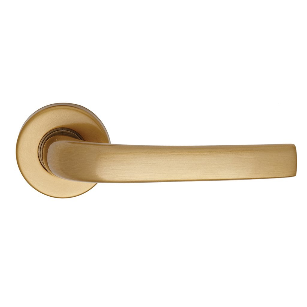 302o Πόμολα Πόρτας Με Ροζέτα Ορο Ματ Ζωγομετάλ 302 - Image 1