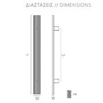 Λαβές Εξώπορτας Ζωγομετάλ 3040 - Image 3