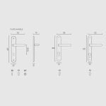 Πόμολα Πόρτας Με Ροζέτα Ορο Ματ Ζωγομετάλ 304 - Image 2