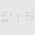 Πόμολα Πόρτας Με Ροζέτα Ορο Ματ Ζωγομετάλ 304 - Image 3