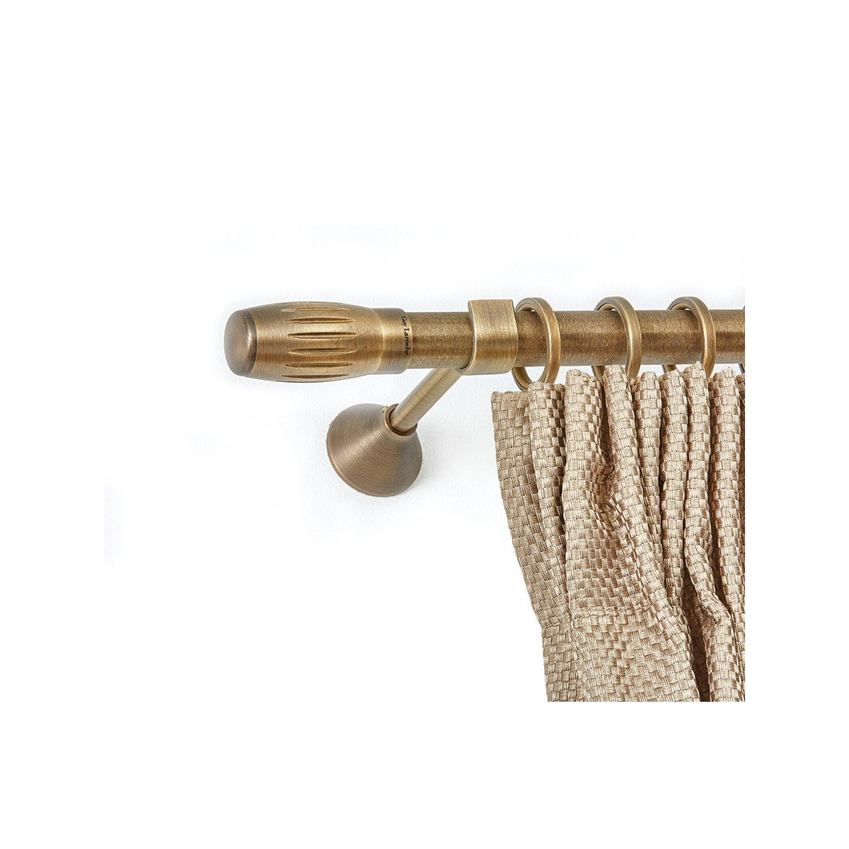 31608 Ινοξ κουρτινόξυλα Φ25 της σειράς Ασλάνης και Guy Laroche - Image 1