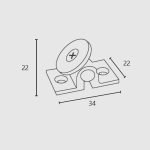 Αντίκρισμα Στοπ Πόρτας Μαγνητικό Ζωγομετάλ 336 - Image 2