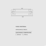 Λαβές Εξώπορτας Ζωγομετάλ Νίκελ Ματ/Χρώμιο 346 - Image 2