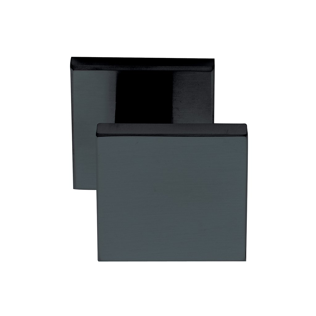 356bnm Πόμολα Πόρτας Με Ροζέτα Μάυρο Ζωγομετάλ 356 - Image 1