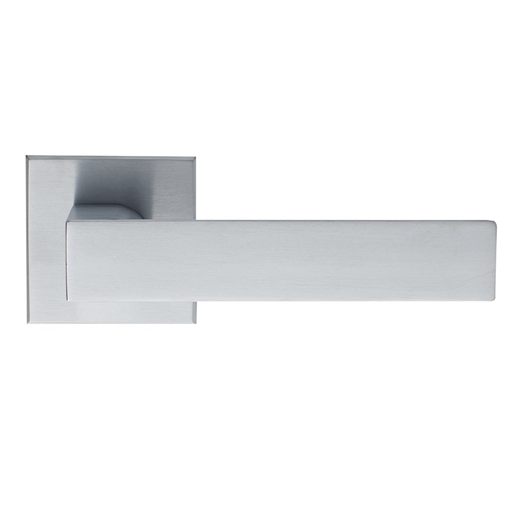 362chm Πόμολα Πόρτας Με Ροζέτα Χρώμιο Ματ Ζωγομετάλ 362 - Image 1