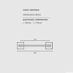 Λαβές Εξώπορτας Ζωγομετάλ Νίκελ Ματ 366 - Image 2