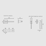 Πόμολα Πόρτας Με Ροζέτα Χρώμιο Ζωγομετάλ 366 - Image 3