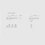 Πόμολα Πόρτας Με Ροζέτα Νίκελ Αντικέ Ζωγομετάλ 370 - Image 2