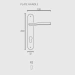 Πόμολα Πόρτας Με Ροζέτα Νίκελ Αντικέ Ζωγομετάλ 370 - Image 3