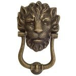 Roline Κ375 Ρόπτρο Εξώπορτας από Ορείχαλκο Αντικέ 135x235mm