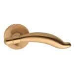 Πόμολα Πόρτας Με Ροζέτα Ορο Ματ Ζωγομετάλ 375