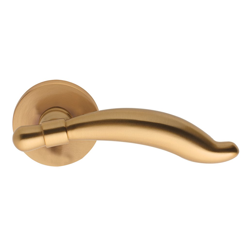 375om Πόμολα Πόρτας Με Ροζέτα Ορο Ματ Ζωγομετάλ 375 - Image 1