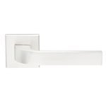 Πόμολα Πόρτας Με Ροζέτα Λευκό Ζωγομετάλ 376