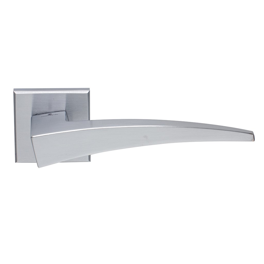 386chm Πόμολα Πόρτας Με Ροζέτα Χρώμιο Ματ Ζωγομετάλ 386 - Image 1