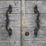 Roline Κ388 Λαβή Εξώπορτας από Μέταλλο Αντικέ με Kέντρα 160mm - Image 2